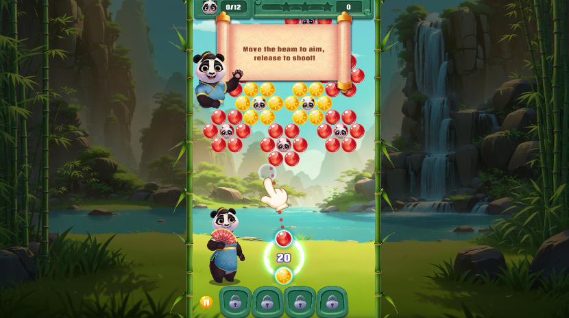 Bubble Shooter Panda Blast Cute Pandas Bubble Shooter Panda Blast Cute Pandas - Game screenshot
