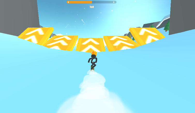 Icy Dash Ice Platform Running - Game screenshot