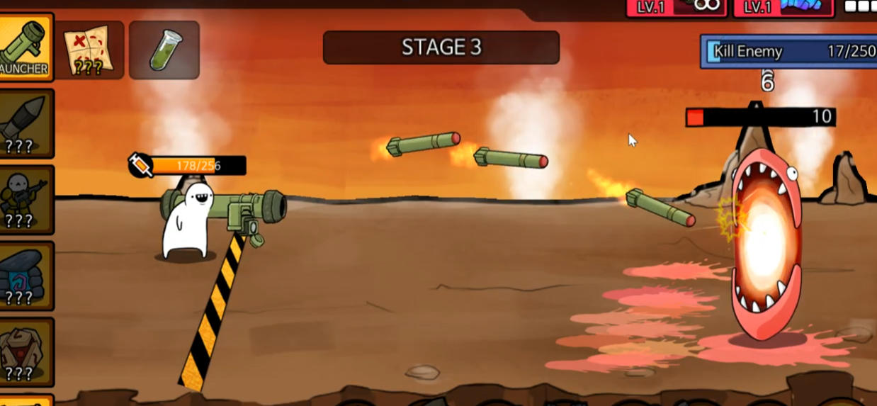 Rocket Fortress Defense Gameplay - Game screenshot