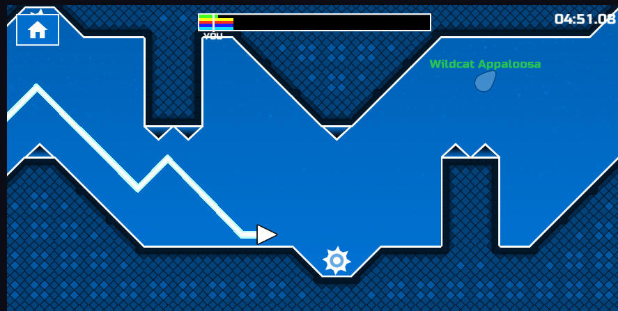 Space Waves Obstacles - Game screenshot