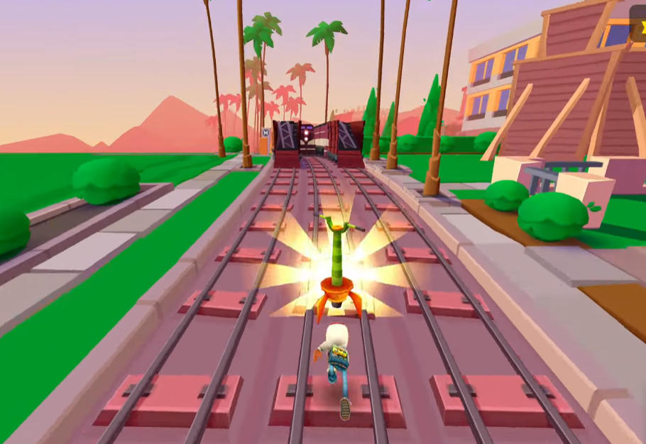 Subway Surfers Hollywood Walk Of Fame Subway Surfers Hollywood Walk Of Fame - Game screenshot