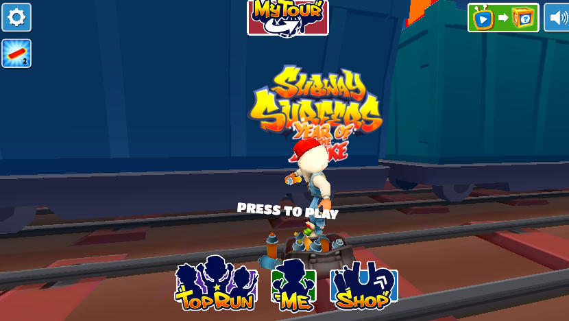 Subway Surfers Snake Special Character - Game screenshot