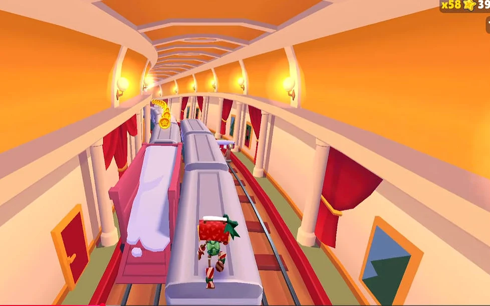 Subway Surfers Winter Present Collection - Game screenshot