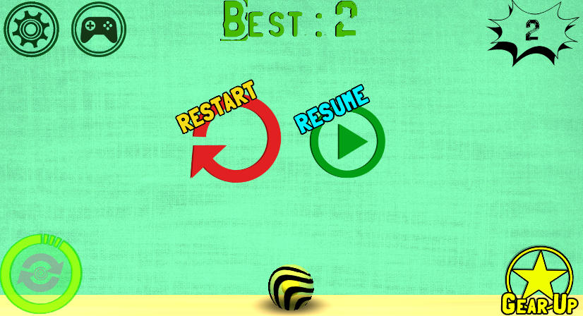 Swipe Ball Control Gameplay - Game screenshot